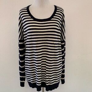 Rag & Bone Striped Wool Knit Sweater Size Medium